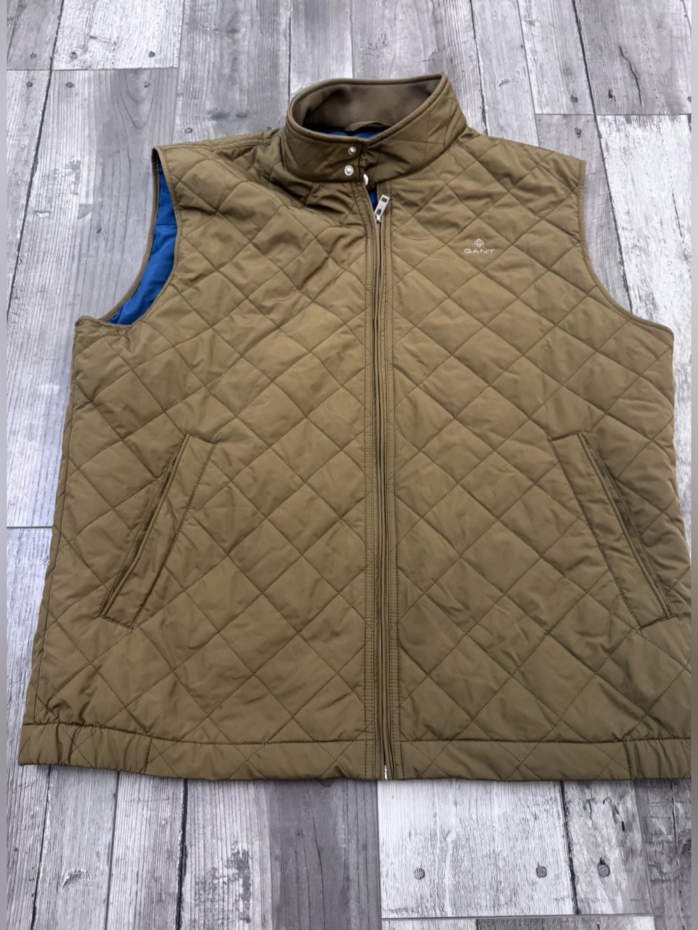 GANT Mens Quilted Windcheater Vest Gilet 2XL Outdoor